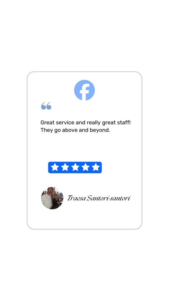 Facebook customer review