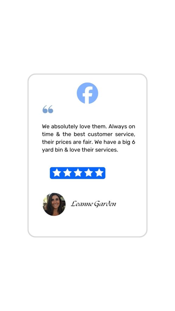 Facebook customer review