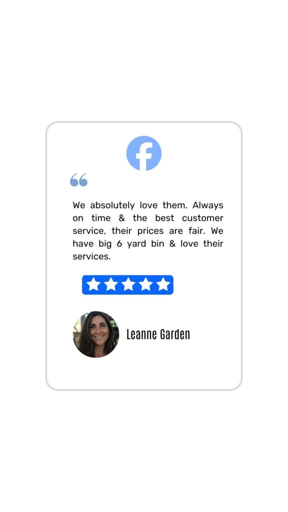 Facebook customer review